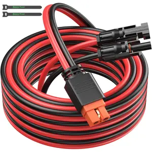 12AWG XT60i Connector, 12 Gauge 10FT to XT60i Adapter Extension Cable for RV Foldable Panel, Station, Generator
