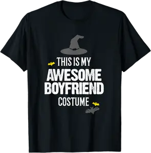 Mens This Is My Awesome Boyfriend Costume Halloween T-Shirt - Alizejaqua Shop 66B07YD6BB5T