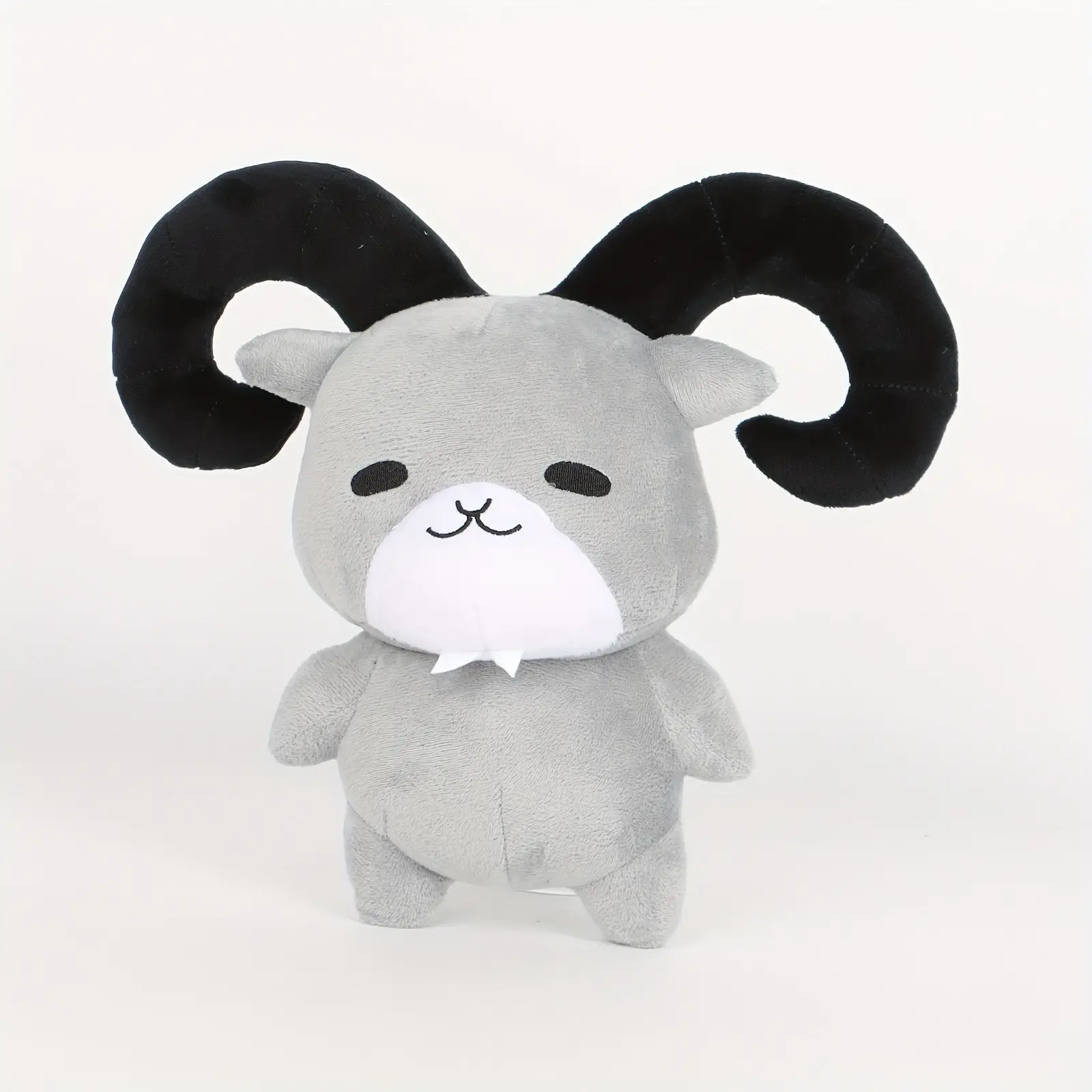 Mini 99 Nights in the Forest Polyester Goat Stuffed Animal Doll - Soft Grey, Animals & Nature Themed, Cuddly Kids Bedtime Companion, Birthday Party Decor Gift for Fans