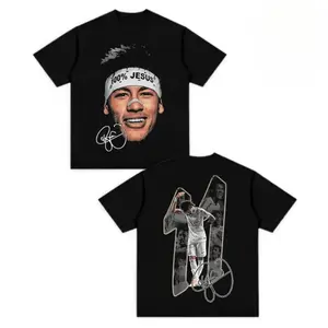 [⚽Sale Up To 50%]Neymar Big Face Graphic Tee – Adult & Youth Soccer T-Shirt, Summer Vintage Y2K Streetwear, Unisex Football Fan Shirt for Men, Boys & Kids, Casual Cotton Graphic Tee, Neymar Jr Collector Merchandise, Gift for Soccer Fans