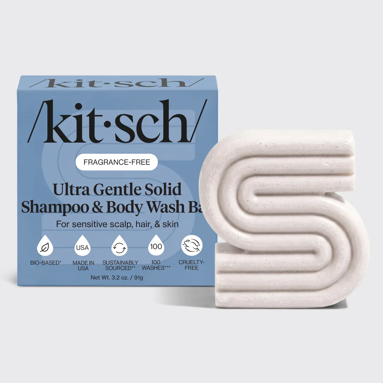 Ultra Sensitive Shampoo & Body Wash Bar Fragrance Free
