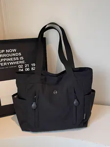 New Simple Tote Bag, Multi-Pocket Large Capacity Women's Fashion Casual Shoulder Bag, Stylish and Practical Everyday Accessory, Versatile Bag, Storage Tote Bag, Work Tote Bag