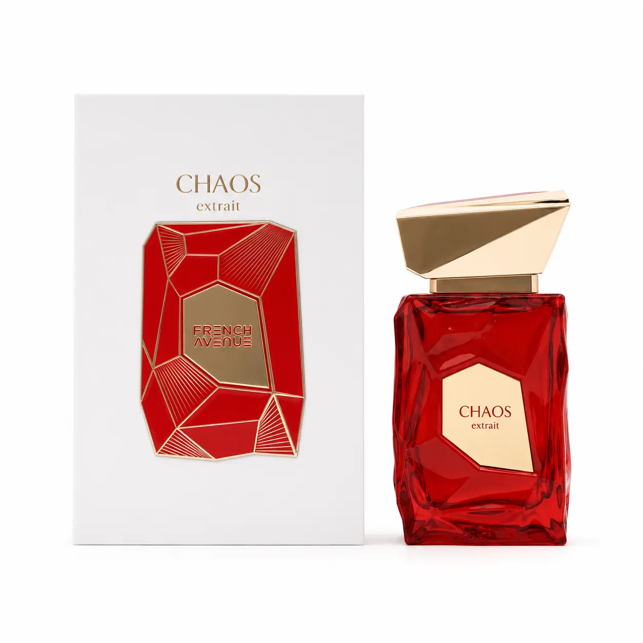 French Avenue Chaos Extrait de Parfum, Rich Velvet Cherry & Leather Scent, Long-Lasting Unisex Perfume for Evening Wear, 100ml / 3.4 fl oz, Alcohol-Free