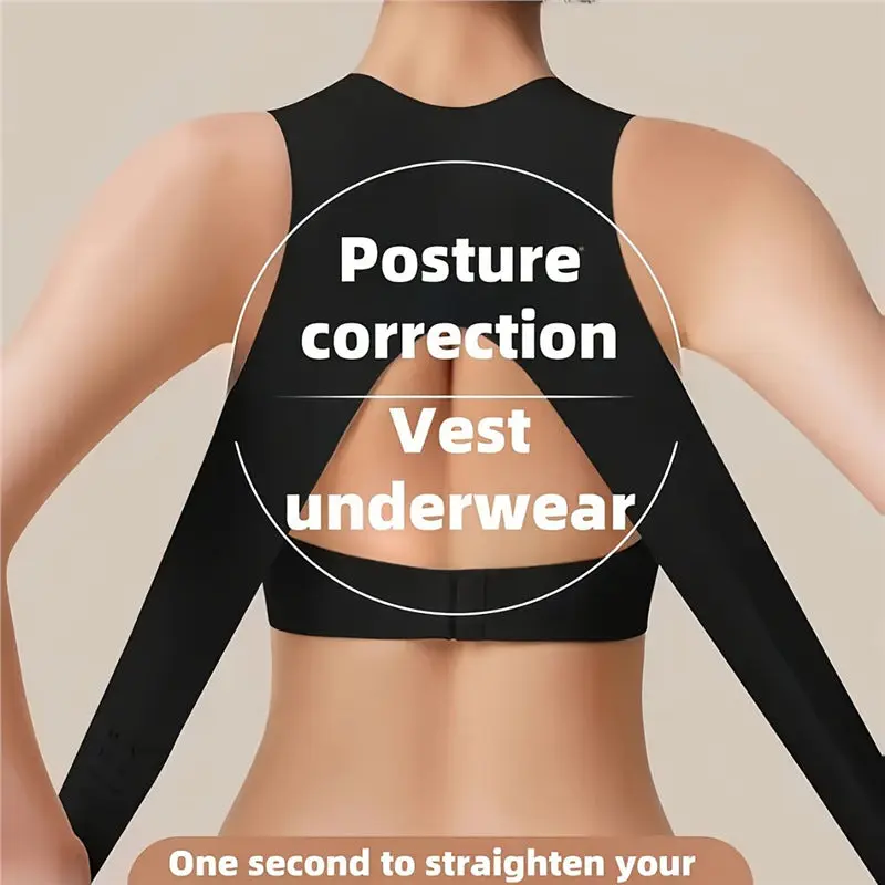 Posture Bra, front and back double hook sport bra