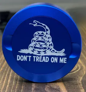Nicotine Pouch Tin | Snus Tin | Engraved Dont Tread on Me | Aluminum Nicotine Pouch Tin | Tin