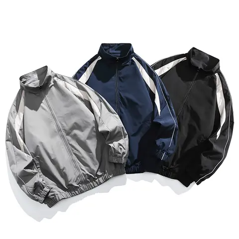 Men's Fitted Solid Knitting Activewear Hoodie Jacket - Rainwaterproof, Windproof, Long-Sleeve, Drawstring Zip-Up with Zipper Pockets, Outdoor Shield Clothing, Menswear Casual Top