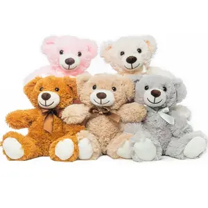 Cute Bear Shaped Plush Toy, 1 Count Soft and Comfy Teddy Bear Stuffed Animal Toy, Ideal Gift for Kids, Toddlers, Lovers, Soft Cuddly Gift