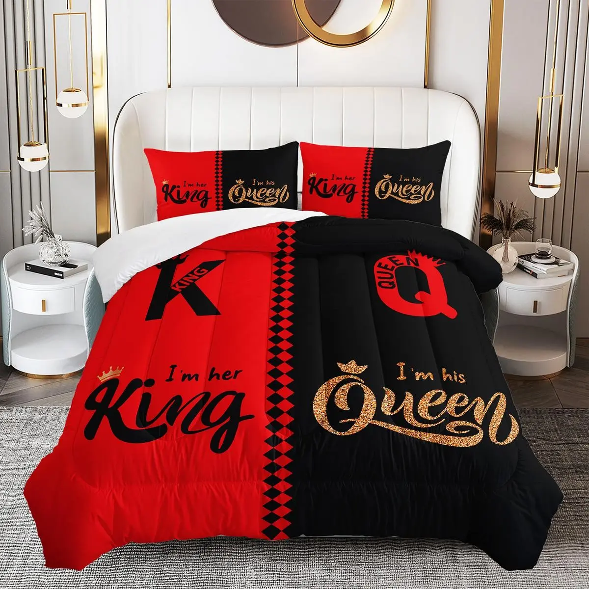 Three-Piece Extra Large Twin Bedding Set, Bedroom Bedding Set, Soft Bedding Sets, Decorative Bedding Set, Couple Comforter Set Includes Sheet + Pillowcases, Soft All-Season Microfiber Blanket, Comfy Bedding Set, Polyester Bed Set
