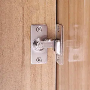 Stainless Steel Door Lock, 90 Degree Door Lock, Door Security Lock, Door Lock Latches for Home, Office, Hotel, Apartment