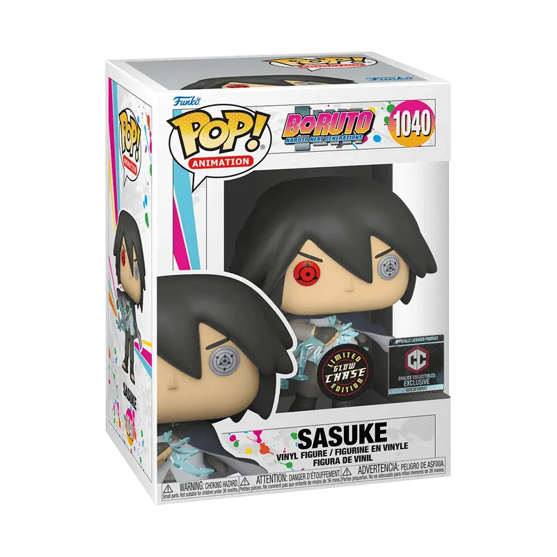 Funko Pop! Boruto: Naruto Next Generations - Sasuke with Chidori Katana (Chalice Collectibles) (Chase) #1040 Exclusive Collectible Pop Vinyl Figure