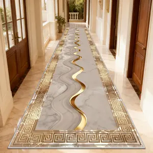 Modern Luxury Long Rug for Living Room Hallway, Easy Clean Kitchen Mat, Soft Comfort Bedside Carpet for Bedroom Office Corridor, Home Decorative Rugs, Contemporary Rugs, Modern Runner Rug