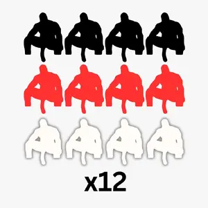 Funny Berry Meme Decal 12 Pack Permanent Vinyl Stickers Kit for Gag Pranks and Light Hearted Fun