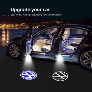 Volkswagen Car Door Welcome Light, LED Projection Floor Lamp, Auto on When Open, Easy Install, High Definition, Night Use, Fits Multiple Models