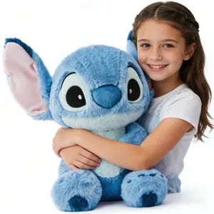 Disney Lilo & Stitch Collection Stitch Plush Toy,Stitch Doll Decorative,Premium Quality Stuffed Animal for Disney Fans Kids,Birthday Gifts, Holiday Gifts,Bedroom Decor,Sofa Stuffed Animal(9.1"/10.6"/15.8"/17.7") Soft And Skin Friendly