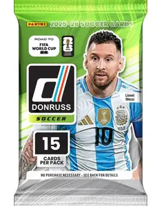 2025-26 Donruss World Cup Soccer: Single Pack (Green) from Costco Exclusive Collection, Panini Donruss Road to FIFA World Cup
