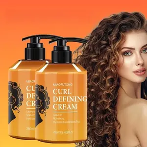 Curl Defining Cream, Deep Moisturizing Hair Cream, Hair Care & Styling Product for Women & Men, Suitable for Wavy Curls