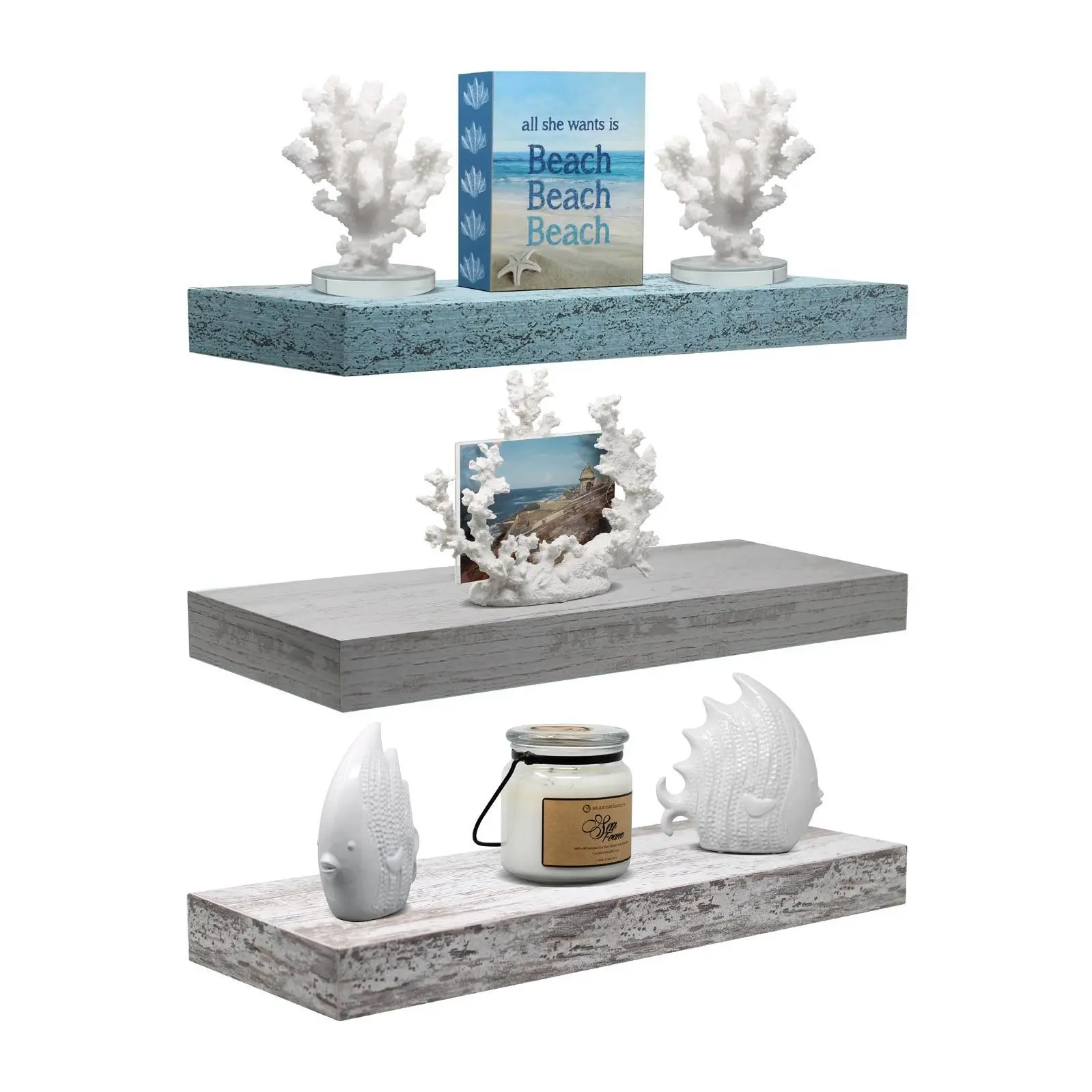 Sorbus Floating Shelf Set Sorbus Floating Shelf Set