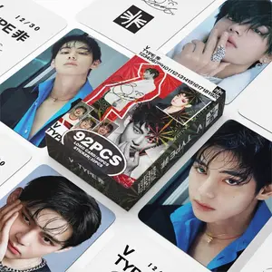92pcs/set VTYPE lomo Star Photocards Photo Lomo Cards Fans Collection Printed Cards