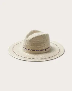 Hermosa Fedora Straw Hat in Natural