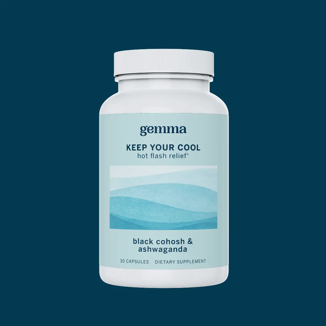 Keep Your Cool - Menopause Support for Women - Black Cohosh + Ashwagandha + Chasteberry - Hot Flash + Mood Support - Hormone-Free Capsules