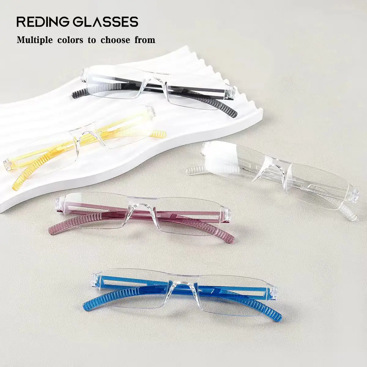 5-Pack High-Definition Stylish Integrated Blue Light Blocking Reading Glasses, Ultra-Lightweight with HD Lenses, Suitable for Myopia, Presbyopia, Seniors, and Everyday Use
