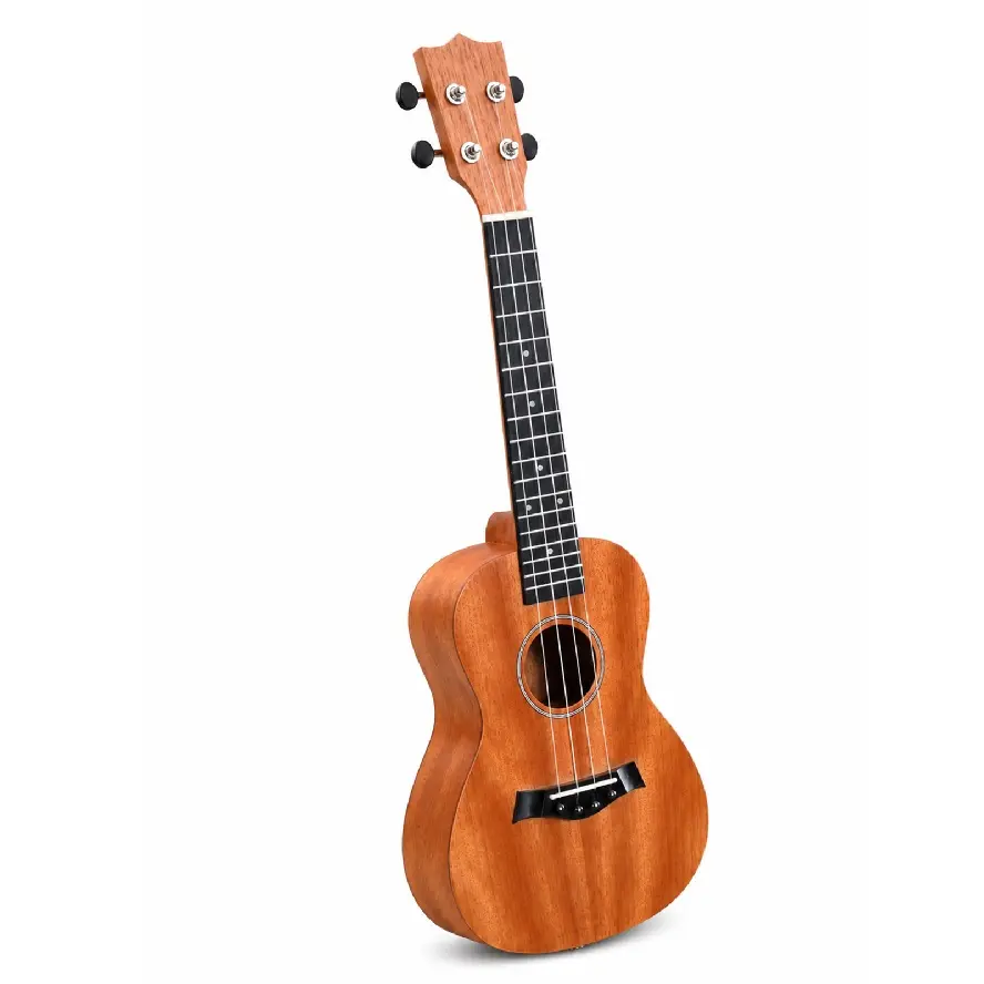 Ukulele - Wooden Body, 4 Strings, Black Fretboard, Ideal for Beginners, Perfect for Music Enthusiasts
