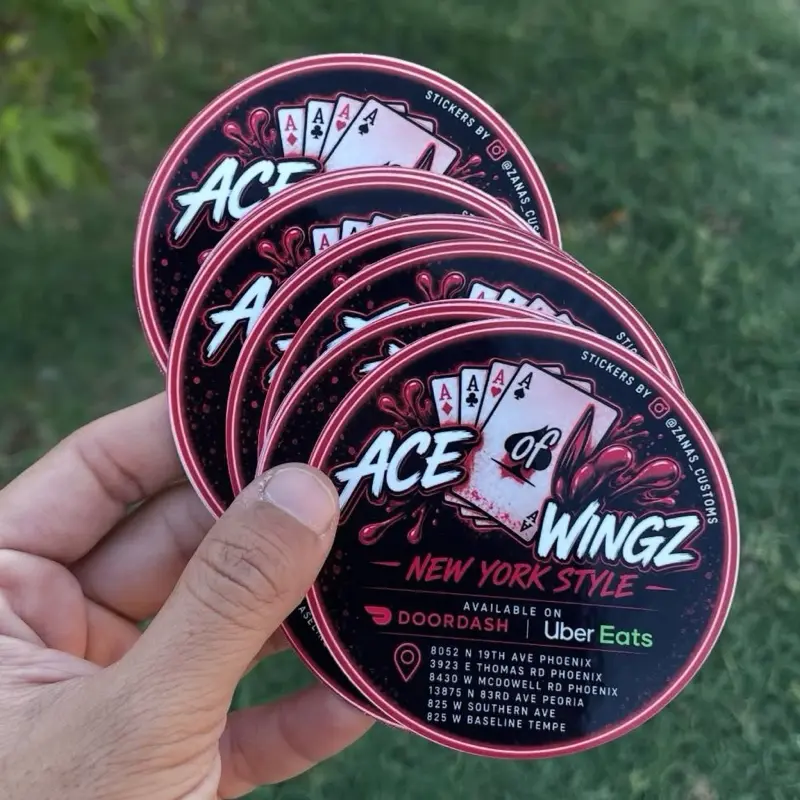 Custom Waterproof Vinyl Stickers | Personalized Decals | Logo Stickers | Small Business Stickers