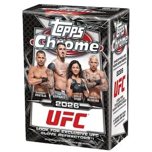 2026 Topps Chrome UFC Factory-Sealed Sports Trading Card Value Box