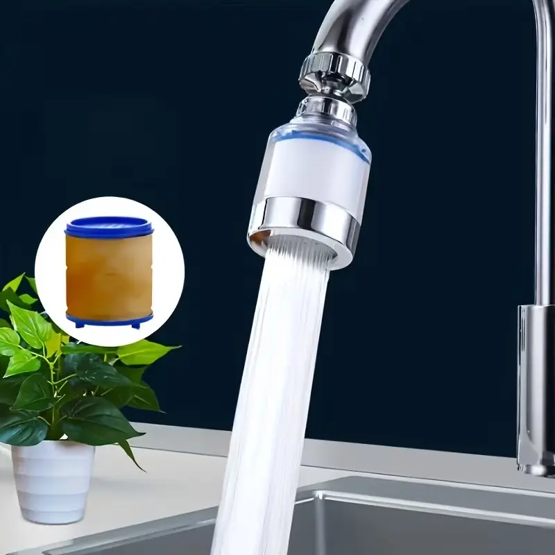 2pcs Household Water Purification Set, Extendable Rotating Pressure Faucet, Shower Filter, Tap Water Purifier, Water Filter System, Easy Installation, Replacement Filters Set