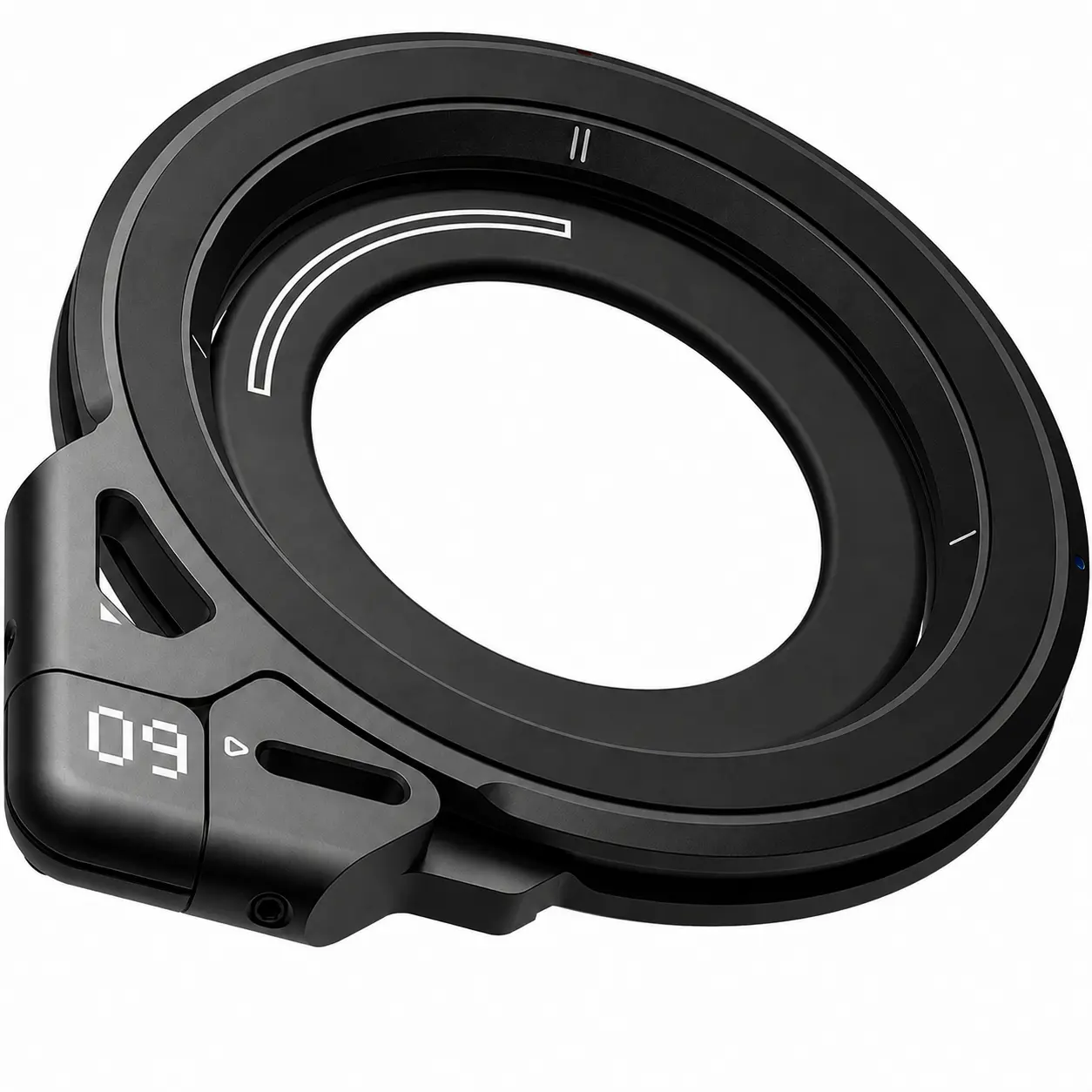G09 Double-Sided Magnetic Phone Mount - 360° Stepless Rotation, Rugged Aluminum Alloy Construction, Anti-Slip Dashboard Magnetic Phone Stand, Bundled Metal Plates for Vehicle & Gym Use