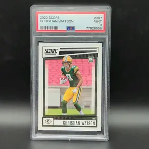 Christian Watson 2022 Score RC PSA  9