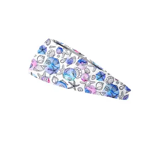 RAVEbandz The Pro - Wide Stretch Headband (Sally Sells Seashells)