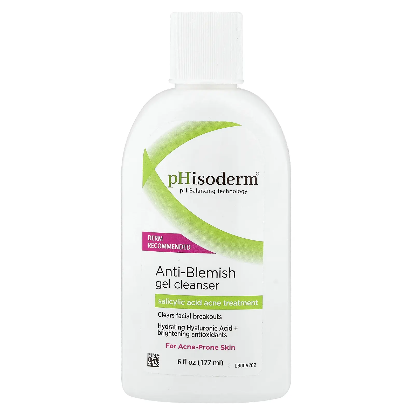 pHisoderm Anti-Blemish Gel Cleanser, 6 fl oz (177 ml) | HSA/FSA Eligible