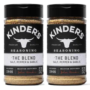 2 Pack Kinder's The Blend Seasoning Salt, Pepper and Garlic, 10.5 oz.