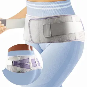 Sacroiliac Hip Belt, Adjustable Compression Support Belt for SI Joint, Lower Back Wrap for Pelvic, Leg, Sacral, Trochanter, Adjustable Waist Wrap, Breathable Lumbar Brace, Breathable Waistband