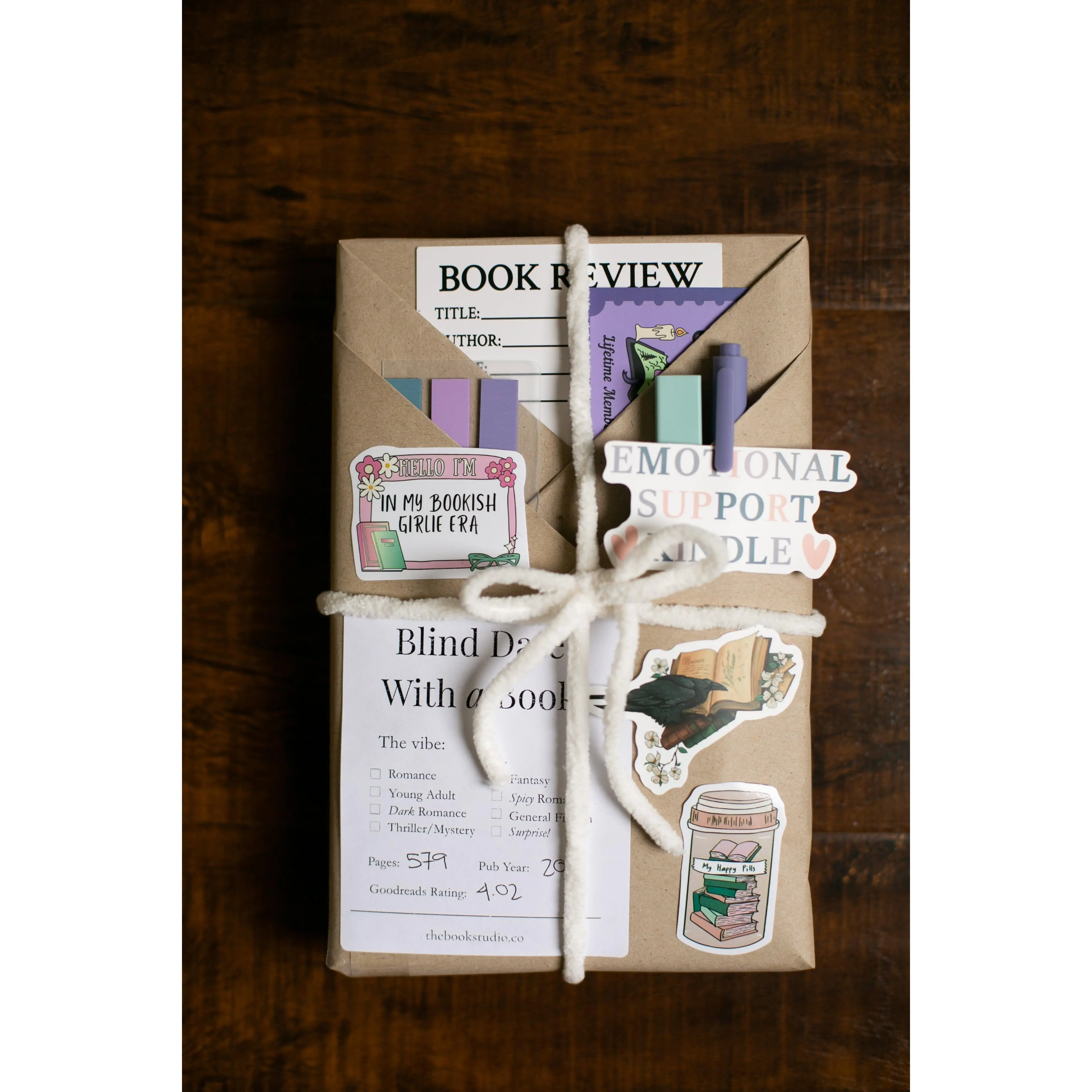 Blind Date With a Book (Paperback) Stickers Mystery