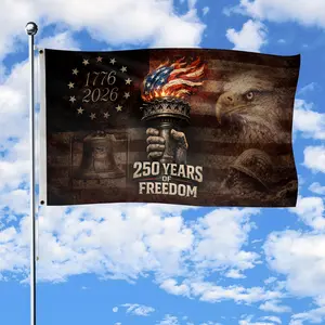 American Independence 250th Flag Double-Sided Outdoor House Decor