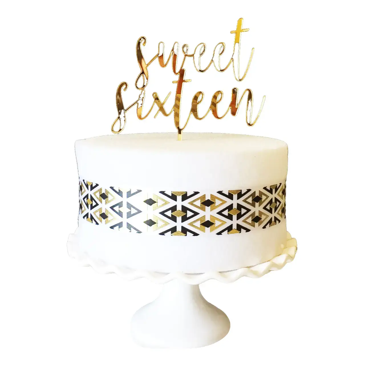 Sweet Sixteen Cake Topper