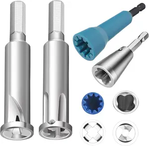 Pack Of 4 Wire Twister Tool for Drill, Cable Stripper Tool, Electric Wire Twister Tool for Power Drill, Cable Quick Stripping Office Stationery & Supplies