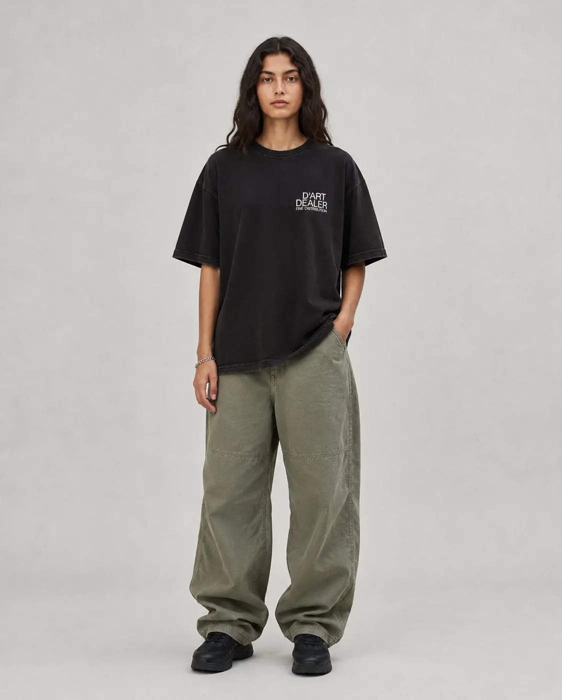 D'Art Dealer Unisex Vintage Boxy Tee