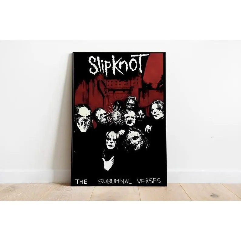 Slipknot Graphic Album Art Poster - Multi-Size Paper Wall Art with Mount Option, Home Decor for Music Rooms, Kid Room Wardrobe Accent