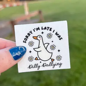 Silly Goose Dilly Dallying Sticker