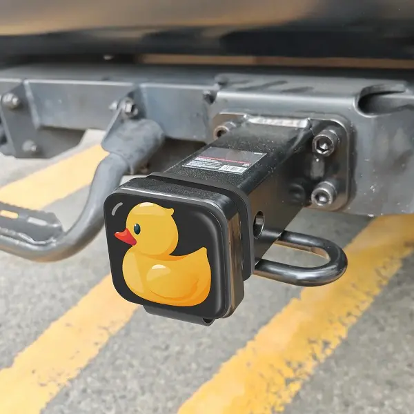 Duck Hitch Cover for 2 Inch Receivers - Trailer Hitch Cover Tube Plug Insert Cap, Compatible with Pickup, SUV, Jeep, Cars, Trucks, RV & More Exterior Accessories
