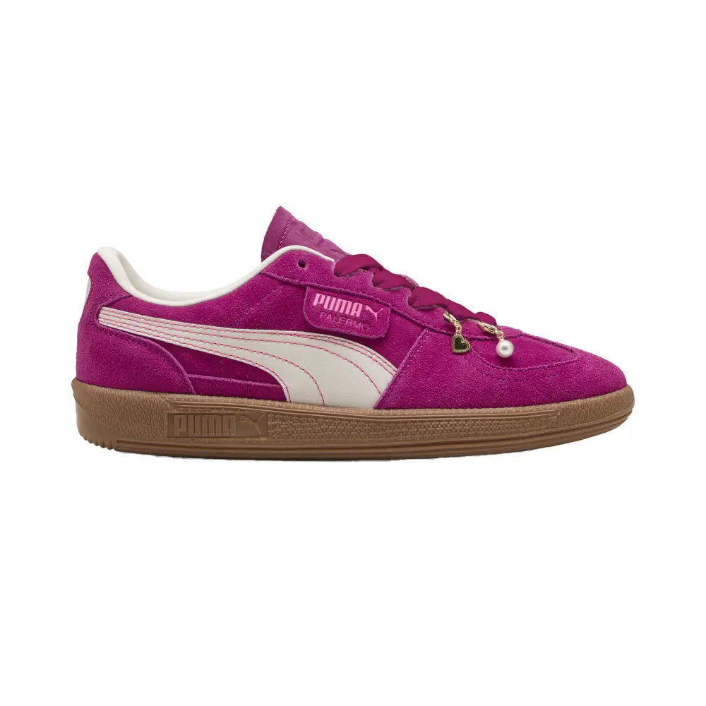 PUMA Womens Palermo Pin It Up Sneakers Shoes Casual - Pink