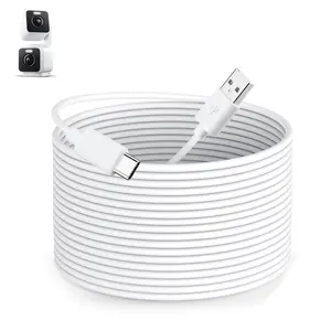 16ft Power  for  Duo Cam Pan, Cam Pan v4 Camera, Long USB C Extension Cord
