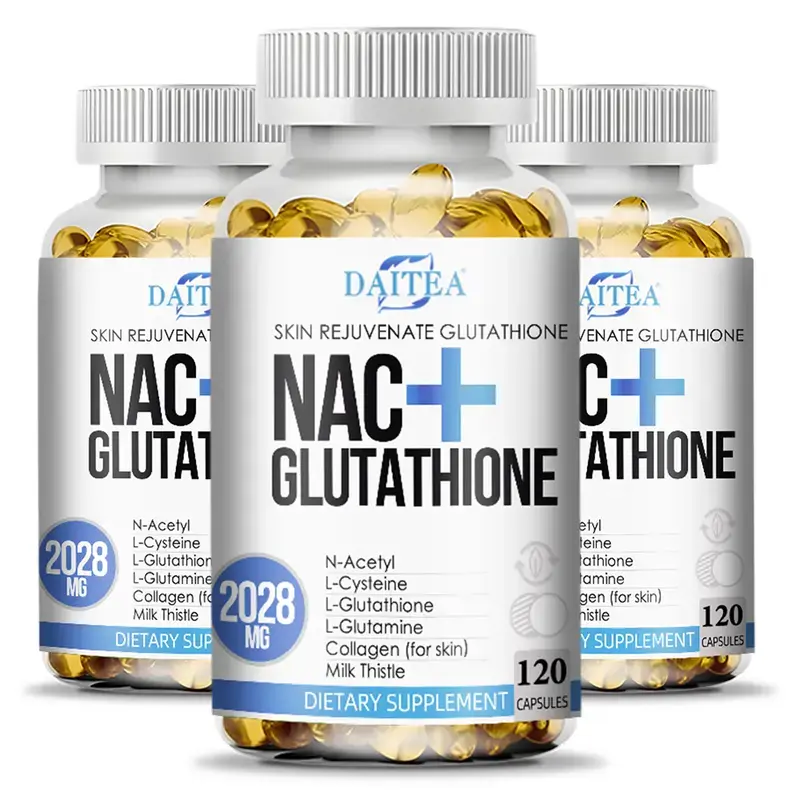 【3 pack】DAITEA NAC Supplement - 120 Servings - Antioxidant Complex with Alpha Lipoic Acid & N-Acetyl Cysteine for Cellular Support, Nutrient Balance - Gluten Free for Men and Women