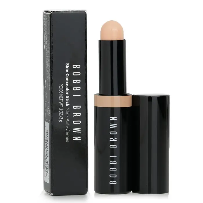 Bobbi Brown Skin Concealer Stick Cosmetic, Makeup Brightening Blending Concealer & Foundation - # Warm Ivory, 3g/0.1oz, Natural Look