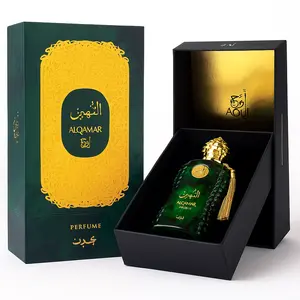 AL QAMAR Unisex Perfume by AOUJ – Premium 100ml Arabic Fragrance – Patchouli, Leather & Vanilla – Long-Lasting Unisex Eau de Parfum – Elegant Gift for Men & Women – Warm & Sensual Scent