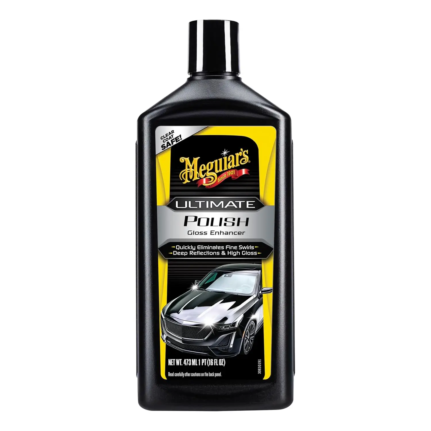 Meguiar’s Ultimate Polish - 16 Oz Automotive Paint Care Product, Easy-to-Use High-Gloss Formula, Permanently Removes Light Swirls, Delivers Deep Wet Reflection & Show Car-Quality Finish