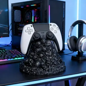 Skull Game Controller Desktop Stand Holder